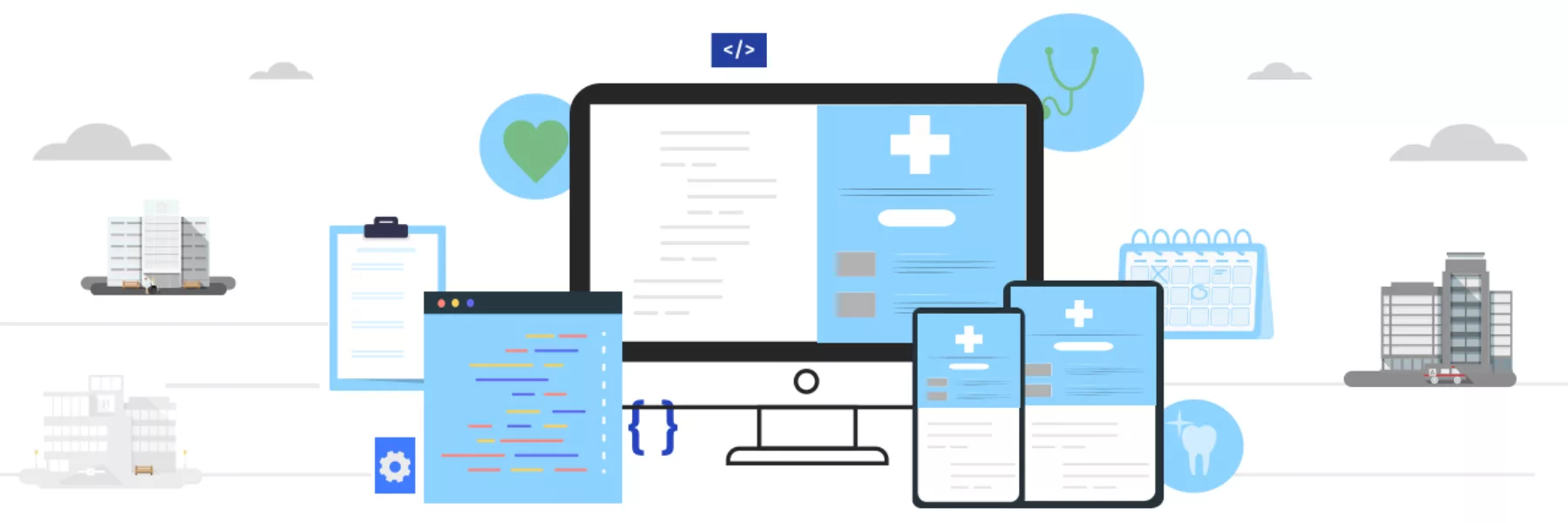 patient monitoring system interface for web based oms